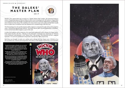 spread2 EXTERMINART! The Doctor Who Dalek Art of Andrew Skilleter - Image 2